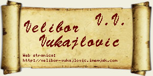 Velibor Vukajlović vizit kartica